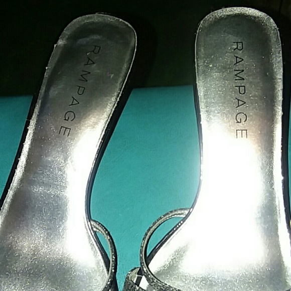 AUTH RAMPAGE FRANKIE 9 HEALS*AS 10*BLK SPARKLE* - Picture 2 of 8